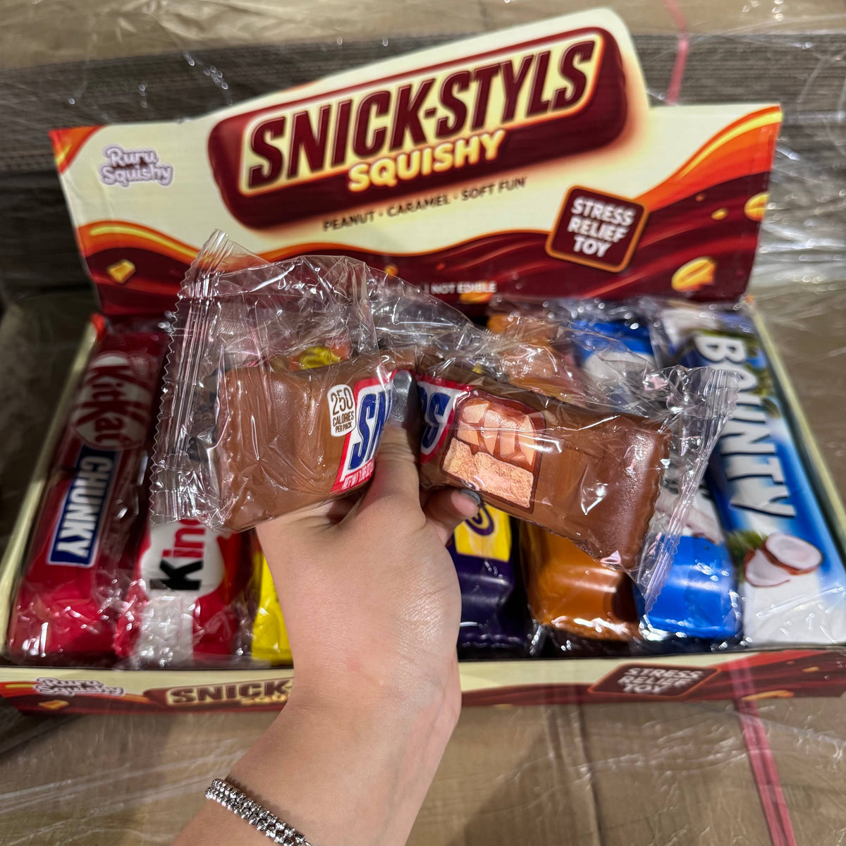 Squishy Foam Assorted Chocolate Bar Toy 16pc | BR009