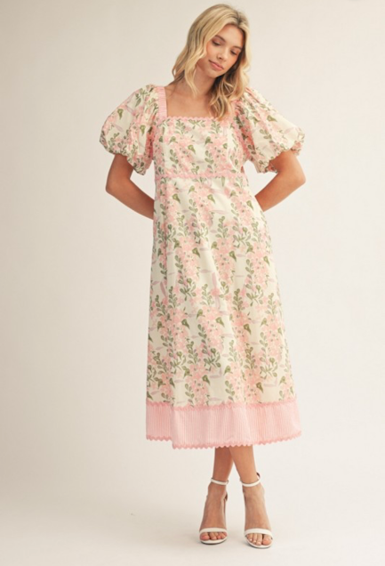 Rose Floral Dress