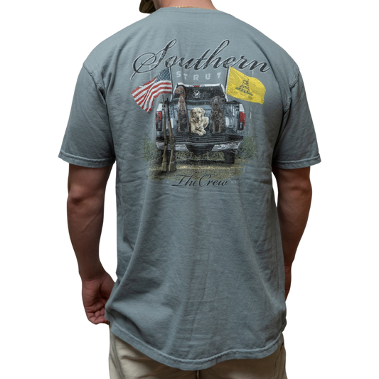 The Crew Granite Short-Sleeve T-Shirt: Granite / L