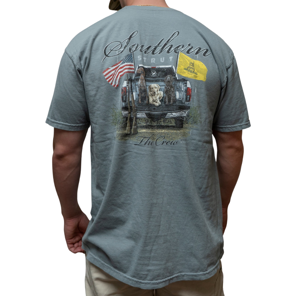 The Crew Granite Short-Sleeve T-Shirt: Granite / XL