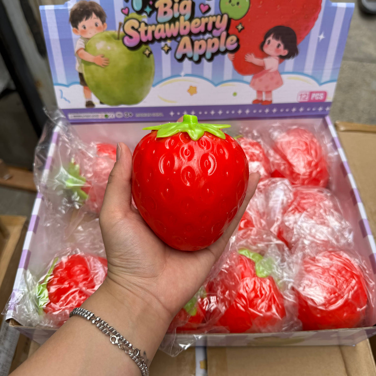 Squishy Large Strawberry Dough Ball | A069