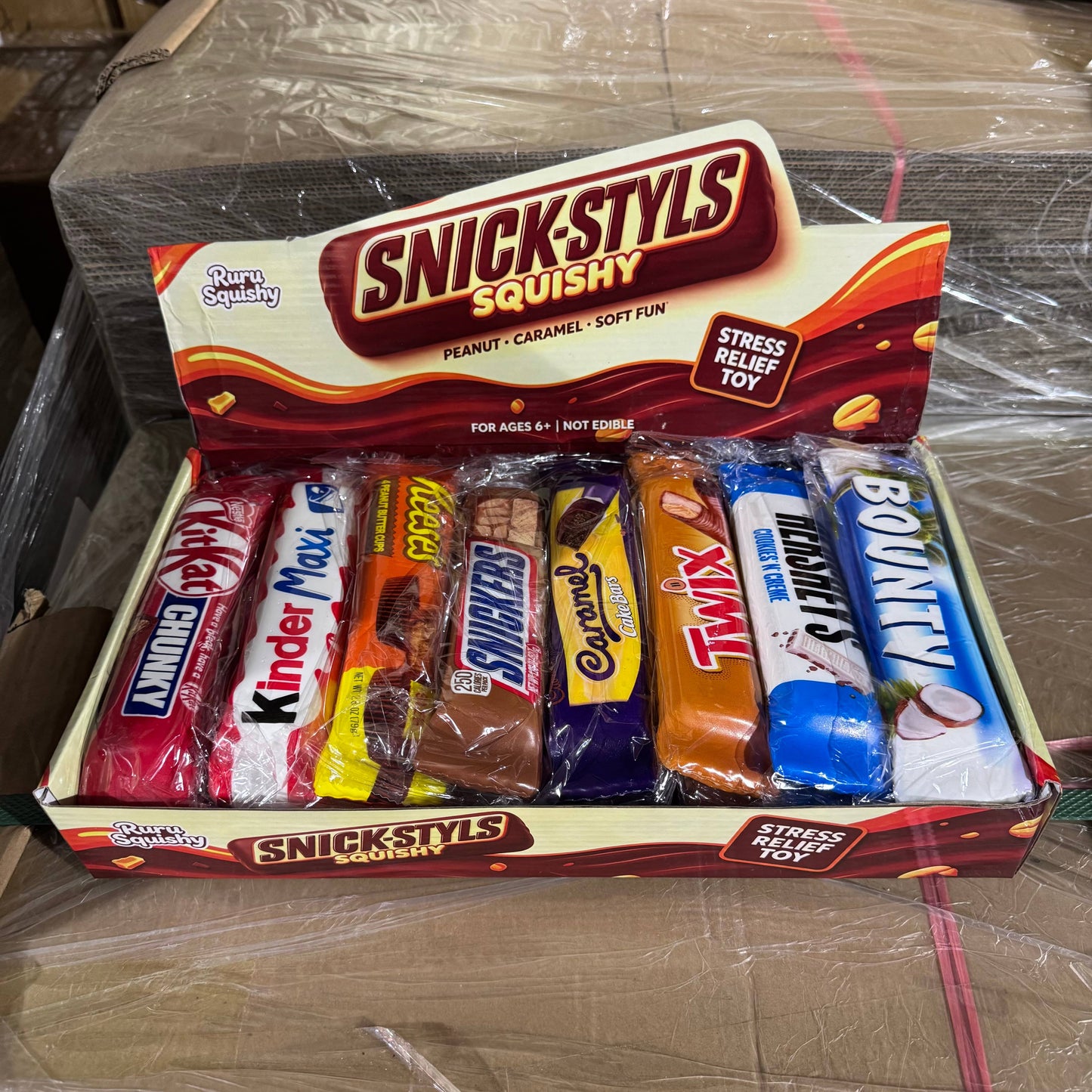 Squishy Foam Assorted Chocolate Bar Toy 16pc | BR009