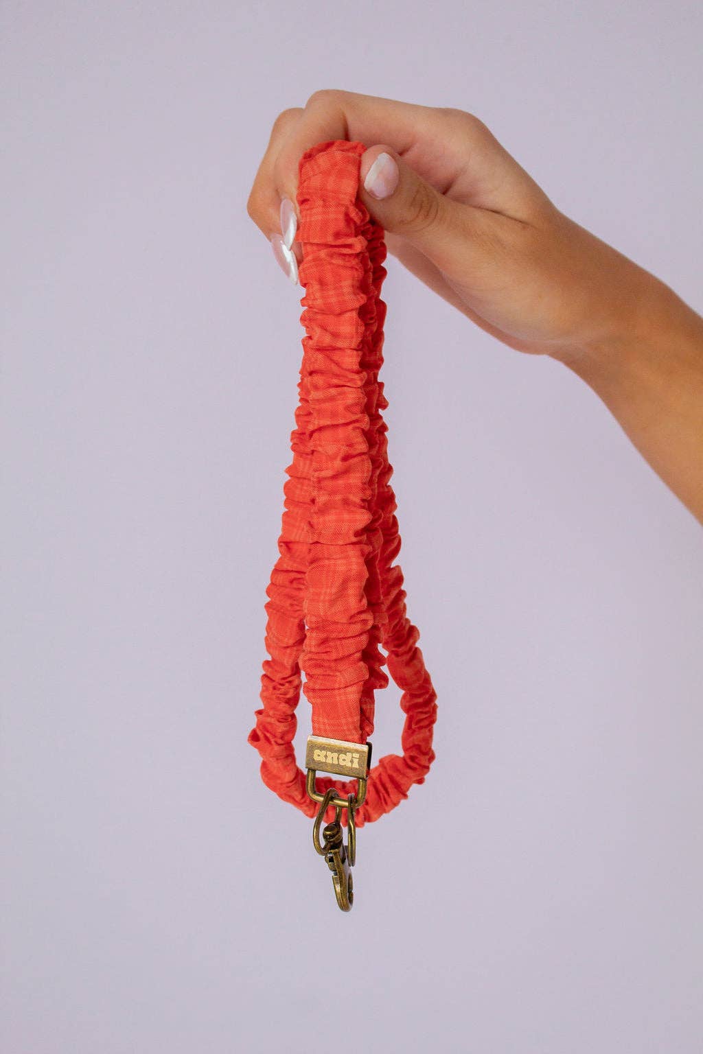 Fireside Gingham Lanyard