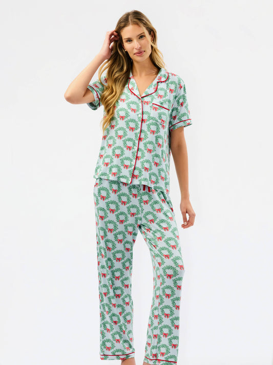 Wreath & Ribbon Pajama
