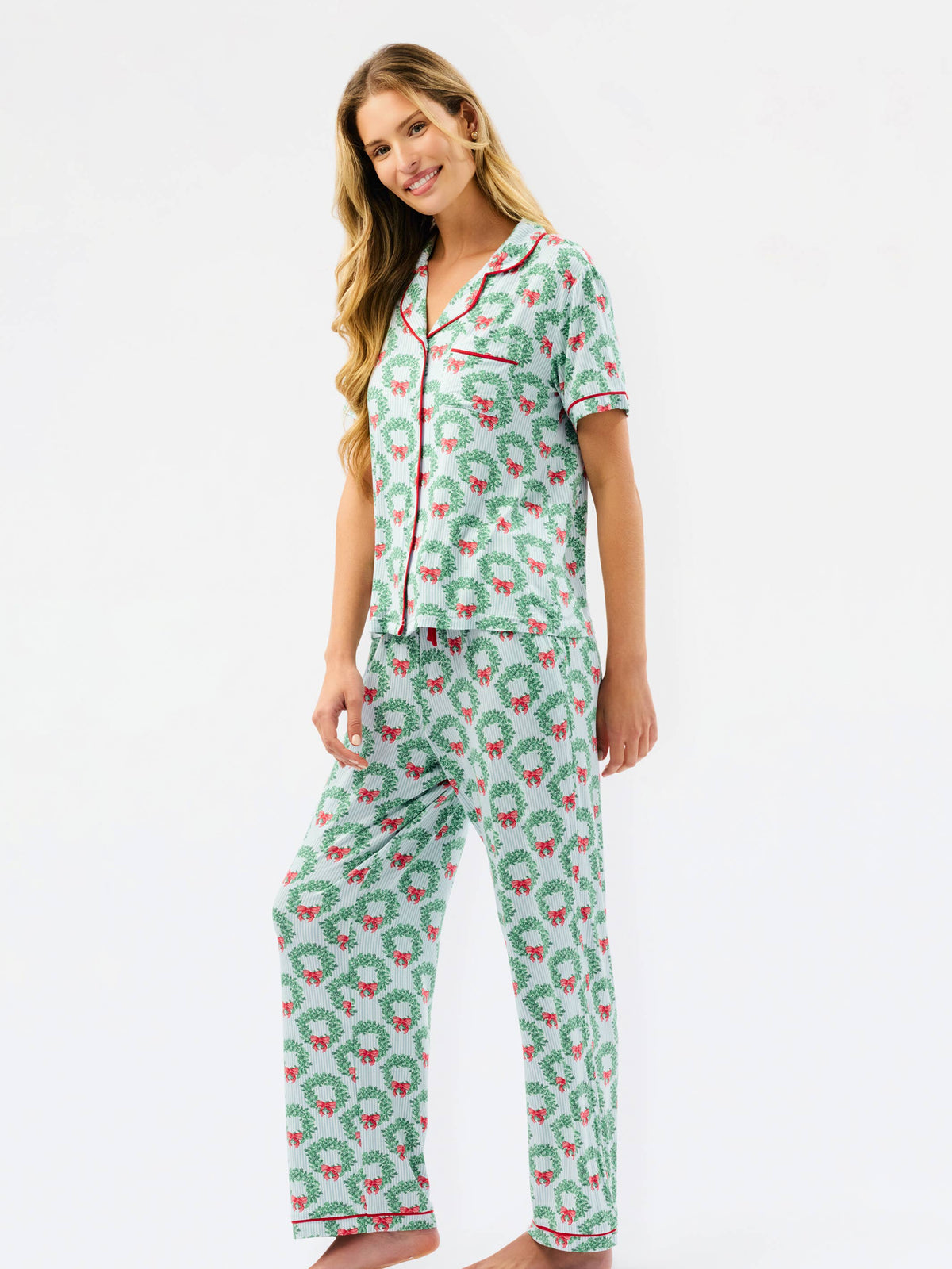 Wreath & Ribbon Pajama