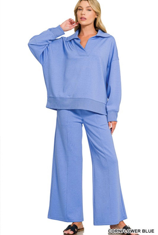 Scuba LS Cornflower Blue Set