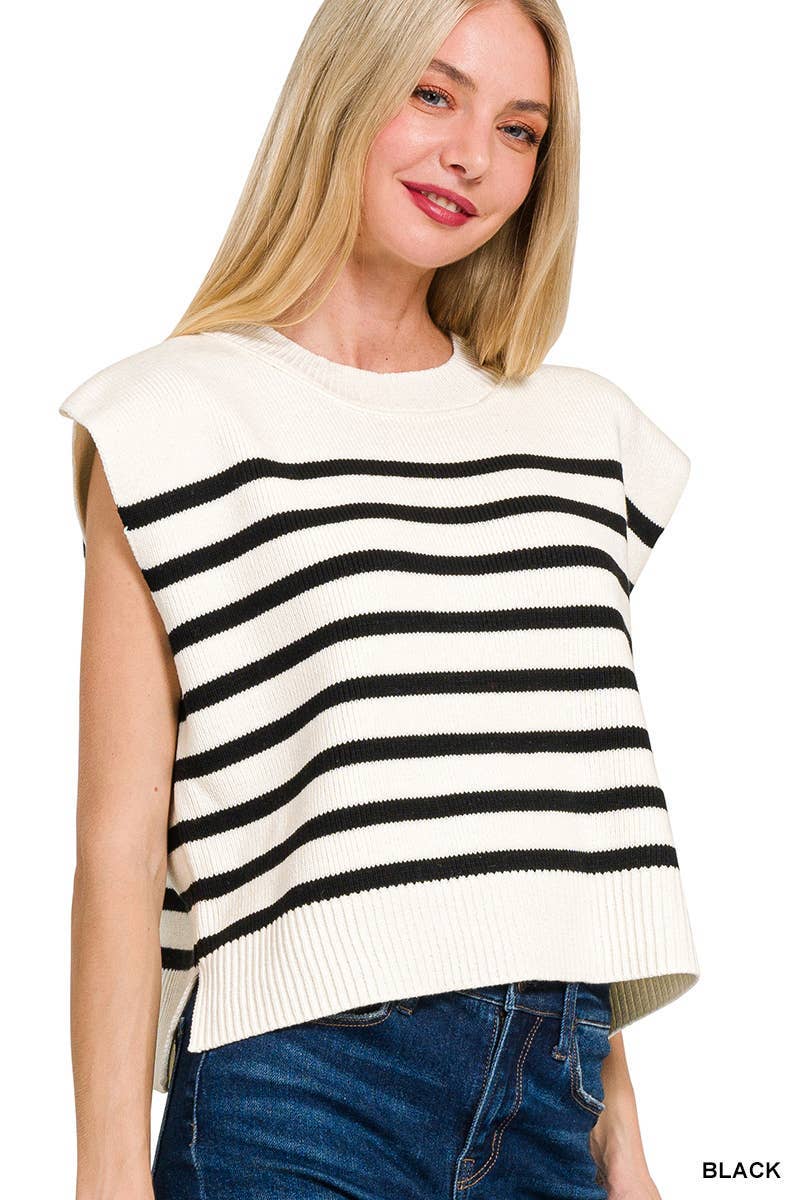 Oversized Sweater:  BLACK