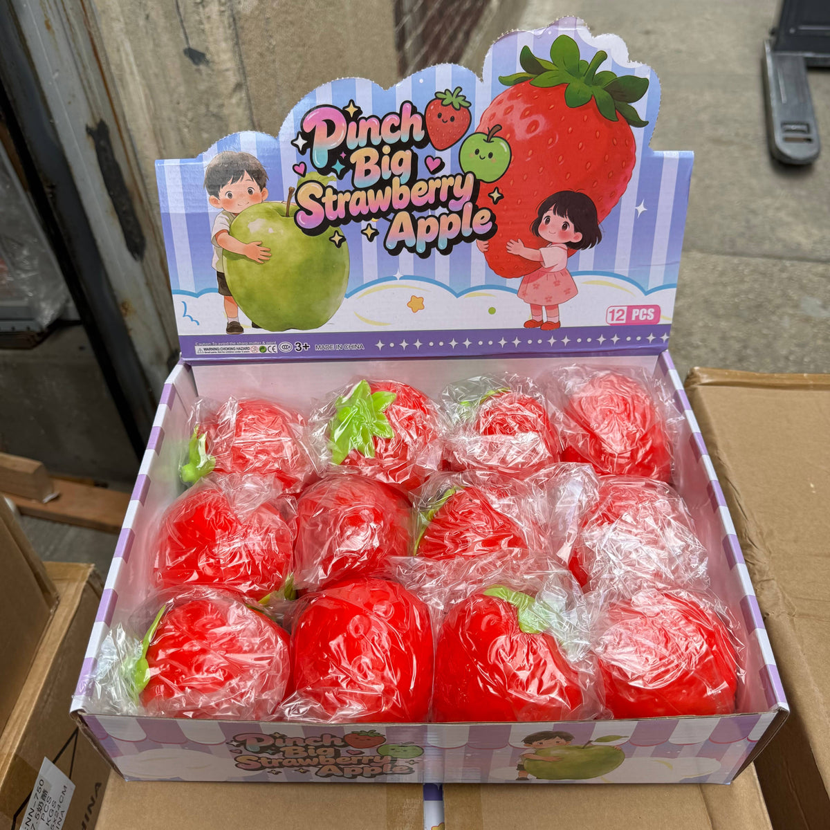 Squishy Large Strawberry Dough Ball | A069