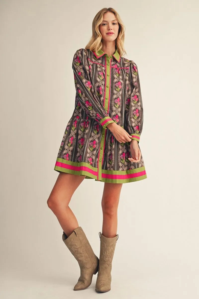 Jodifl Brown Short Dress