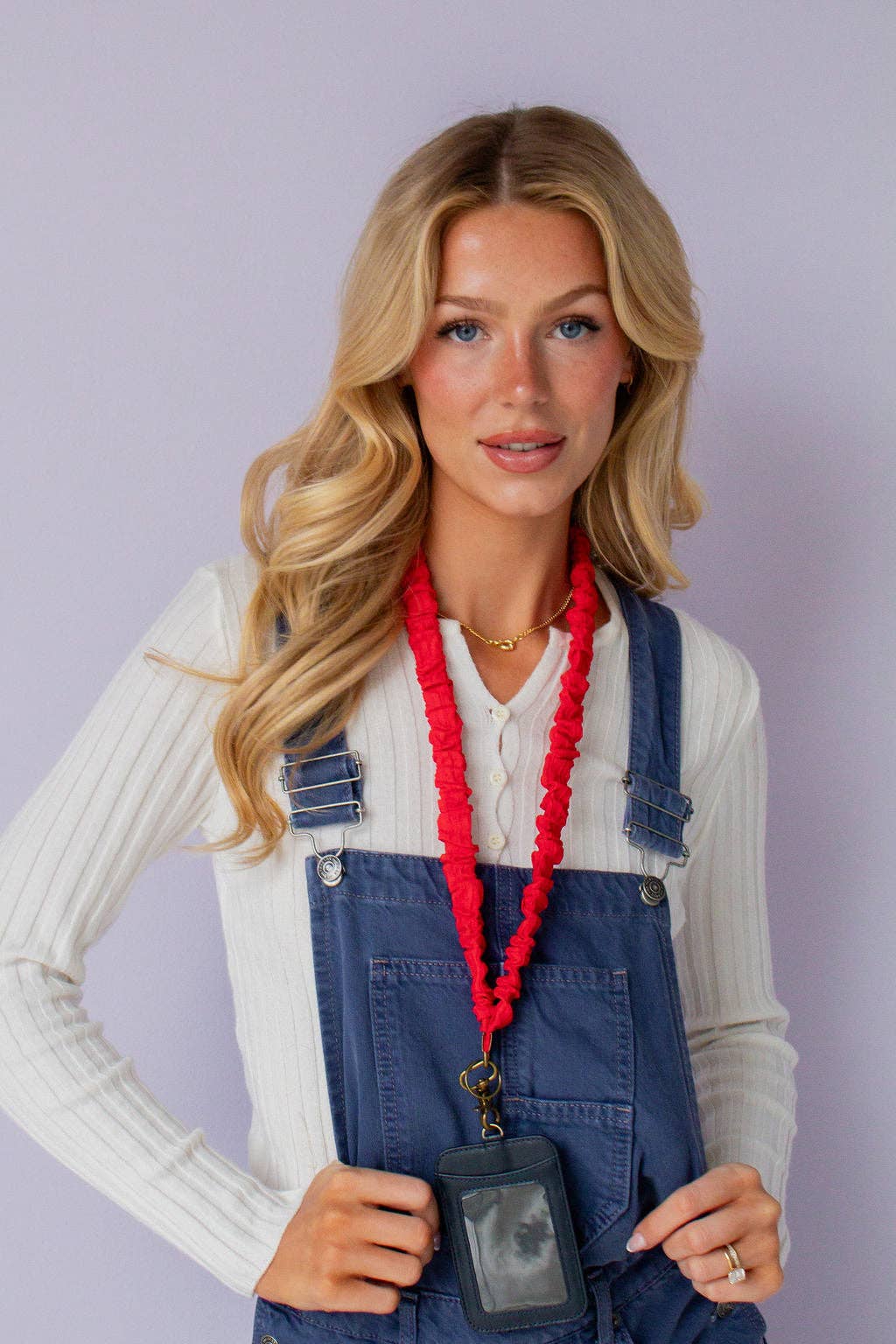 Red Poppy Lanyard