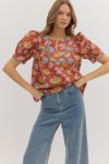 Brick Floral Top