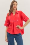 Tomato & Pink Top